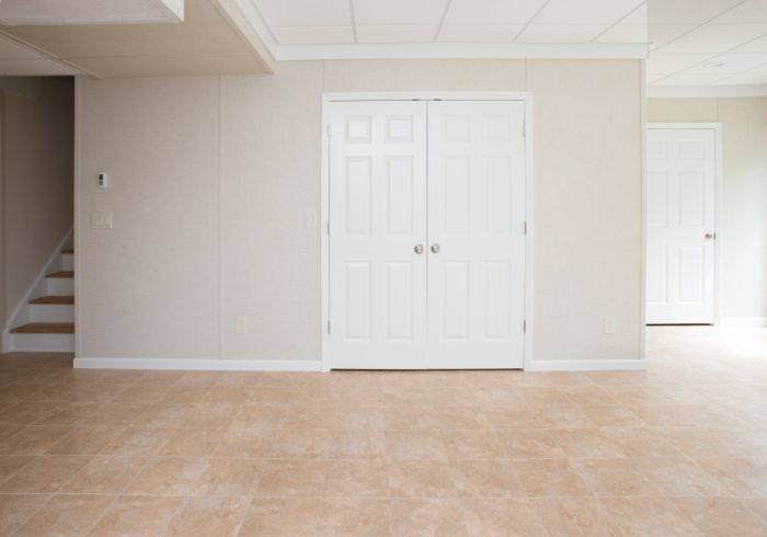 Basement Walls in a home in Southborough, Massachusetts