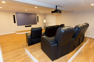 Basement theater installed in Natick