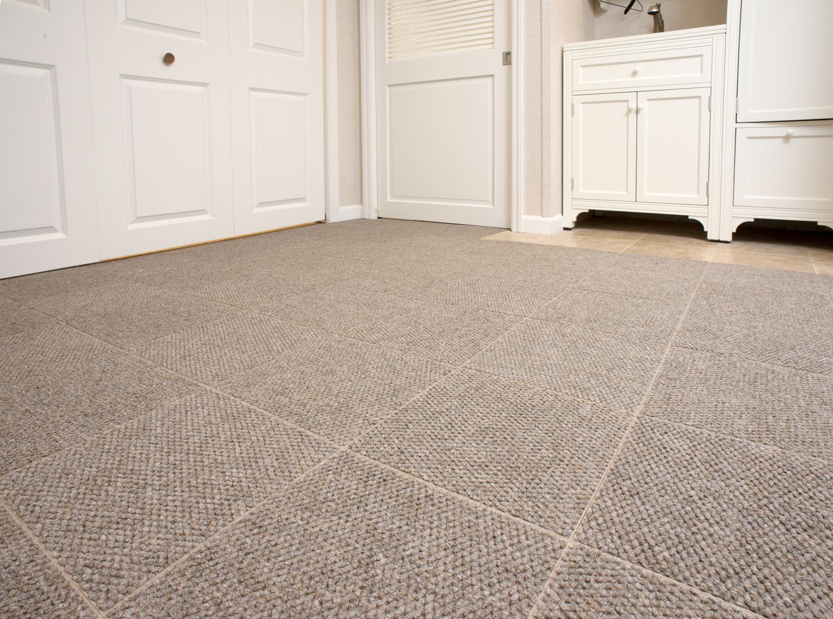 Basement subfloor matting and basement carpeting in Massachusetts