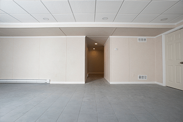 Basement subfloor matting and basement carpeting in Massachusetts