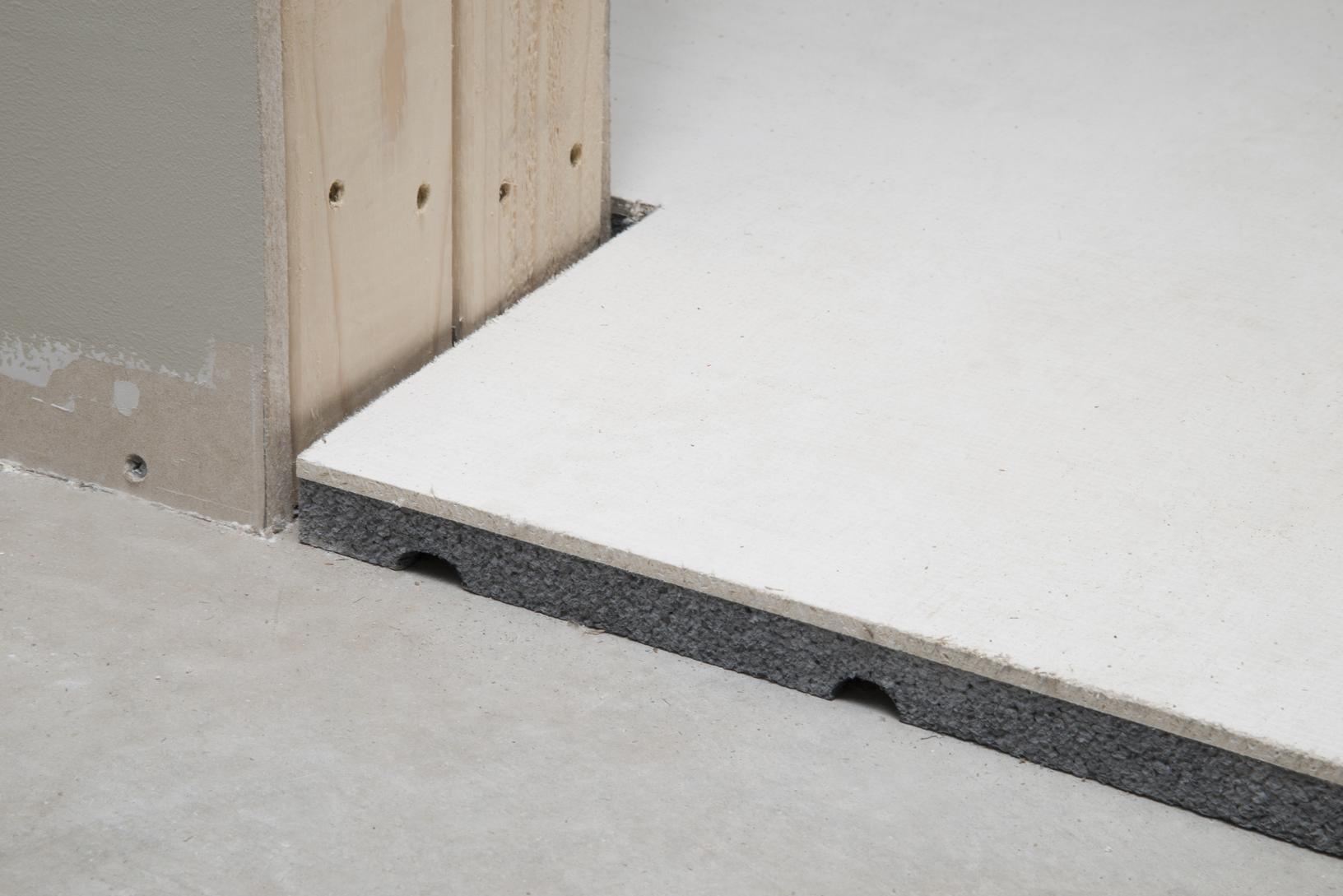 Insulated subfloor installation in Natick