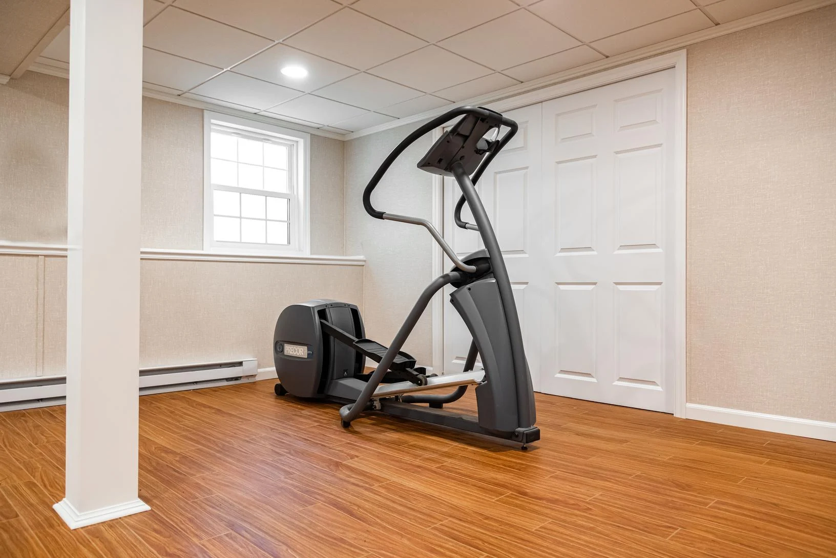 Workout at home with a basement gym in Southborough